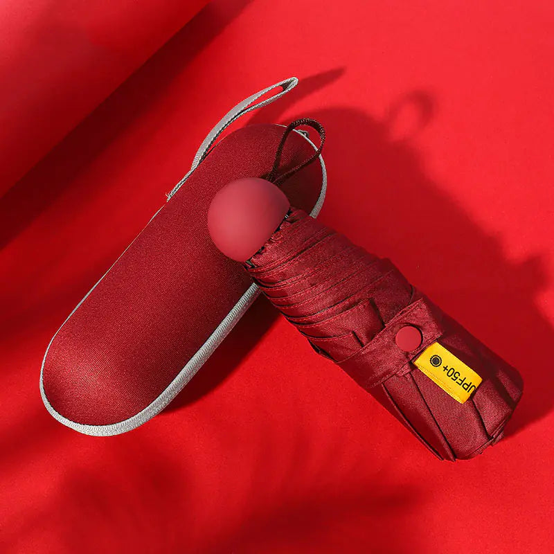 Mini Vinyl Pocket Umbrella