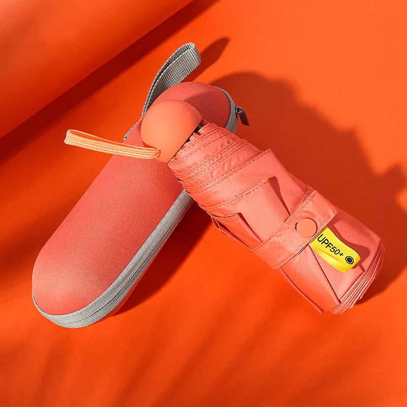 Mini Vinyl Pocket Umbrella